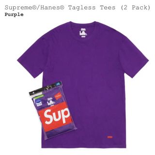 シュプリーム(Supreme)のXL)SUPREME®︎Hanes Tagless Tees 1枚(Tシャツ/カットソー(半袖/袖なし))