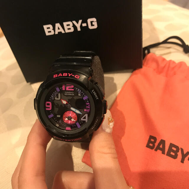 Baby-G(ベビージー)の値下げ⭐︎BABY-G ブラック×ピンクパープル レディースのファッション小物(腕時計)の商品写真