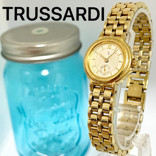 トラサルディ(Trussardi)の152 29 2点時計　レディース腕時計　新品電池　アンティーク　ゴールド(腕時計)