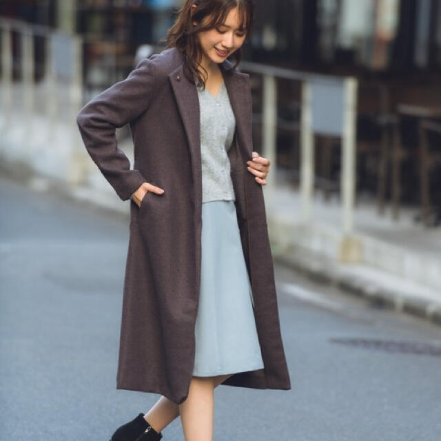 rewde ノーカラー ロングコート www.metka-egn.com