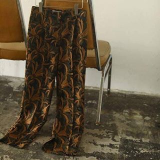 トゥデイフル(TODAYFUL)のTODAYFUL Jacquard Slit Trousers トラウザーズ(カジュアルパンツ)