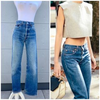 リーバイス(Levi's)のLevi's 501 USA製 W27 ハイウエストデニム レディースデニム(デニム/ジーンズ)