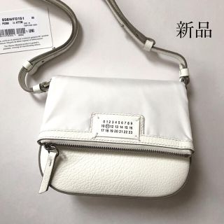 マルタンマルジェラ(Maison Martin Margiela)の新品 メゾン マルジェラ 5AC ポシェットバッグ ショルダーバッグ ホワイト(ショルダーバッグ)