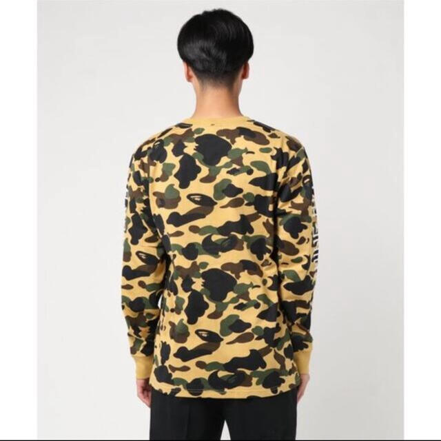 BAPE 1ST CAMO L/S 長袖Tシャツ　黄s 3