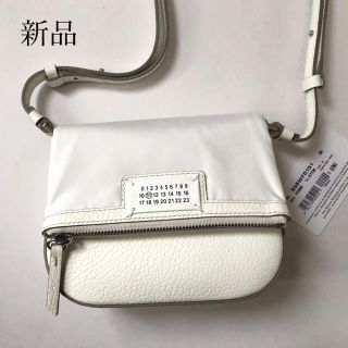 マルタンマルジェラ(Maison Martin Margiela)の新品 メゾン マルジェラ 5AC ホワイト ポシェットバッグ ショルダーバッグ(ショルダーバッグ)