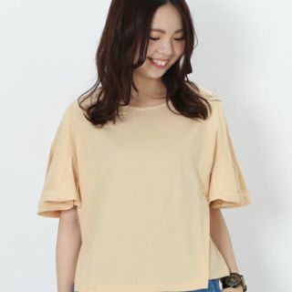 カスタネ(Kastane)の【新品】袖フレアーTシャツ(Tシャツ(半袖/袖なし))