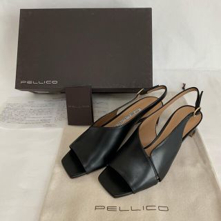 ペリーコ(PELLICO)の新品 5.9万円 ペリーコ ミュール 35.5 22.5cm サンダル ブラック(サンダル)