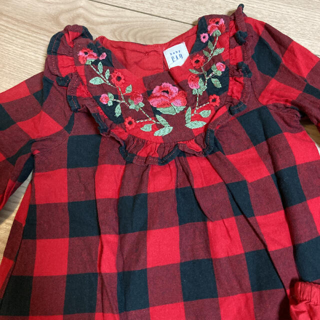 babyGAP(ベビーギャップ)のワンピース ロンパース 80 トップス チュニック babyGAP キッズ/ベビー/マタニティのベビー服(~85cm)(ワンピース)の商品写真