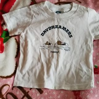 スヌーピー(SNOOPY)のキッズ 日焼けスヌーピーTシャツ モニハワイ(Tシャツ/カットソー)