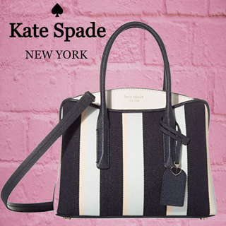 ケイトスペードニューヨーク(kate spade new york)のSALE☆【kate spade】マルゴーキャンバスストライプトートバック(トートバッグ)