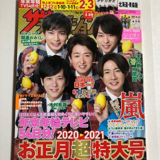 アラシ(嵐)のザ テレビジョン お正月超特大号 【新品】(アート/エンタメ/ホビー)