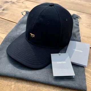 TOM FORD - 美品 トムフォード ブラック キャップ 帽子の通販|ラクマ