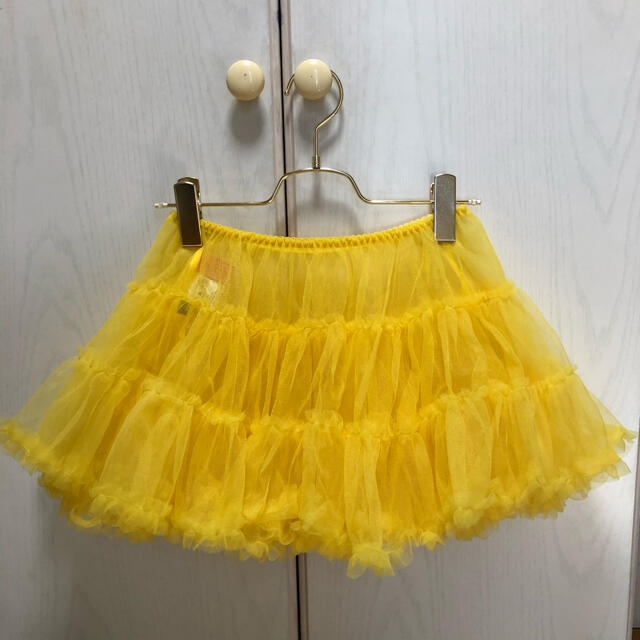 BODYLINE(ボディライン)のボディライン　パニエ　イエロー　黄色 レディースのスカート(ミニスカート)の商品写真