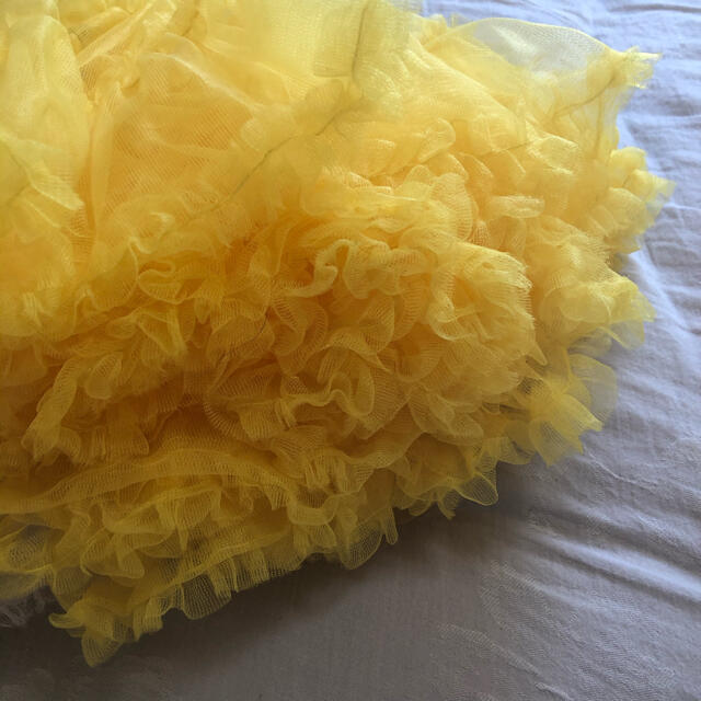 BODYLINE(ボディライン)のボディライン　パニエ　イエロー　黄色 レディースのスカート(ミニスカート)の商品写真