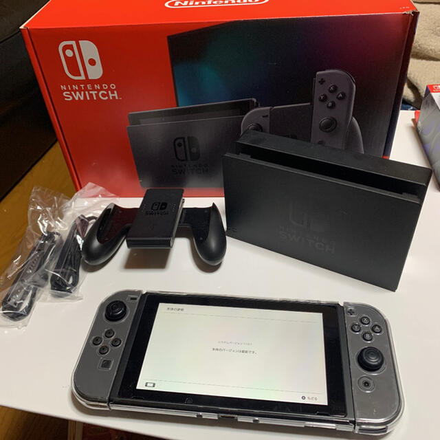 新型　Nintendo Switch Joy-Con(L)/(R) グレー　本体