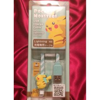 ポケモン ピカチュウ ライトニングケーブル iPhone 充電(キャラクターグッズ)