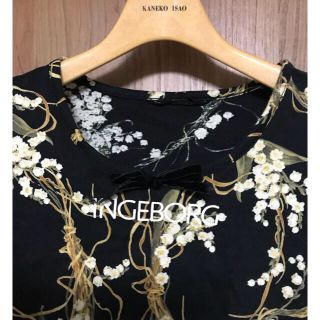 インゲボルグ(INGEBORG)の☆橘　遼様専用　インゲボルグ  すずらん柄　Tシャツ(Tシャツ(長袖/七分))