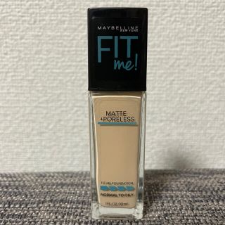 メイベリン(MAYBELLINE)のメイベリン　フィットミー　リキッドファンデーション　110 PORCELAIN(ファンデーション)