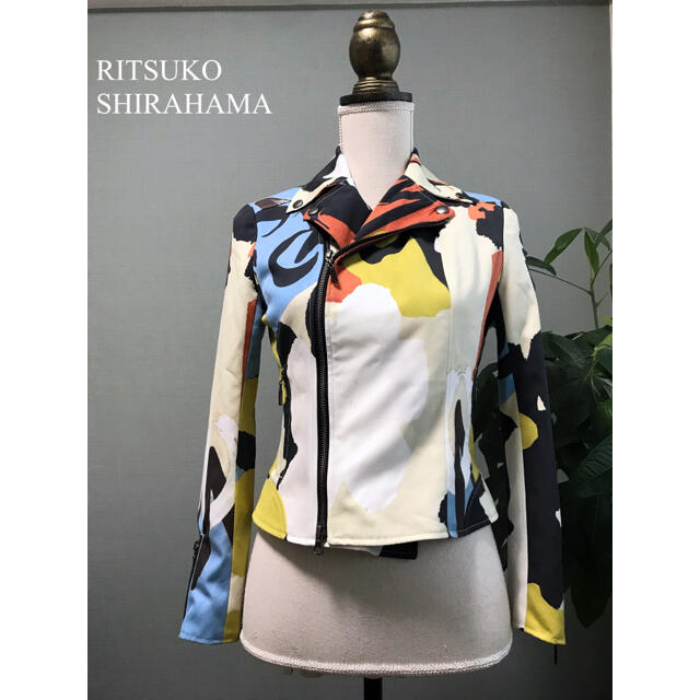 RITSUKO SHIRAHAMA(リツコシラハマ)のRITSUKO SHIRAHAMA ライダースジャケット リツコシラハマ レディースのジャケット/アウター(ライダースジャケット)の商品写真