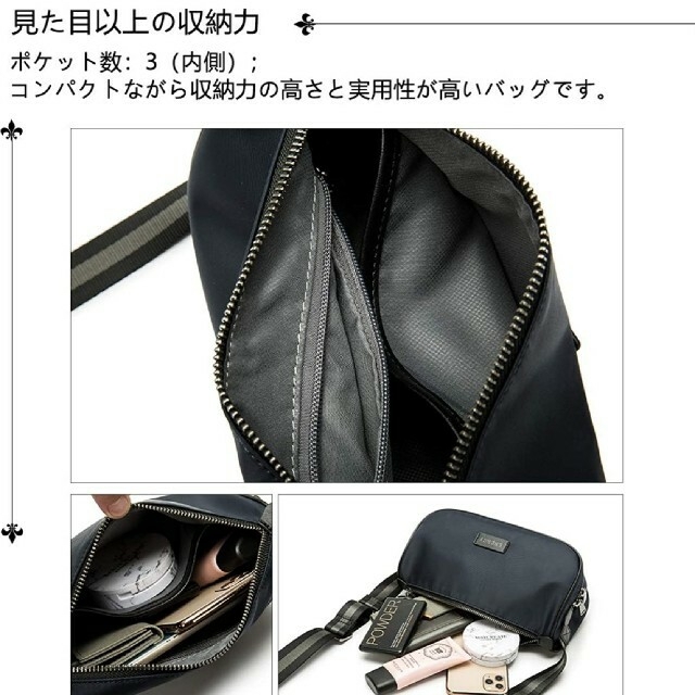 ショルダーバッグ ミニ メンズ ポシェット ショルダーポーチ 横型 バッグ ナイ メンズのバッグ(ショルダーバッグ)の商品写真