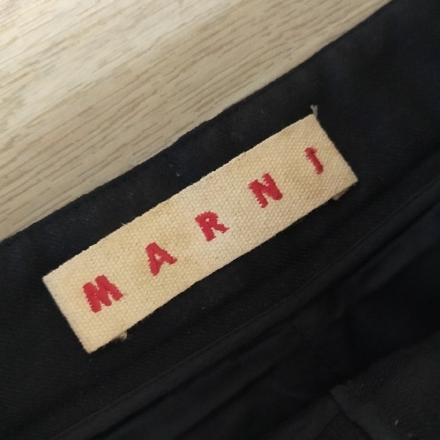 Marni(マルニ)のMarni マルニ　ワイドパンツ　9分丈　ストレート　ブラック レディースのパンツ(カジュアルパンツ)の商品写真