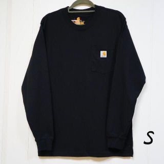 カーハート(carhartt)の新品 carhartt ロンT　長袖／ブラック／Ｓ(Tシャツ/カットソー(七分/長袖))