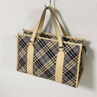 バーバリーブルーレーベル(BURBERRY BLUE LABEL)のバーバリーブルーレーベル　ハンドバッグ　ベージュ(ハンドバッグ)