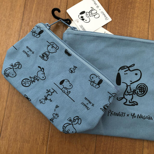 Snoopy スヌーピー ユニクロ ポーチセット ブルー 青 Peanuts ピーナッツの通販 By Miu S Shop スヌーピーならラクマ