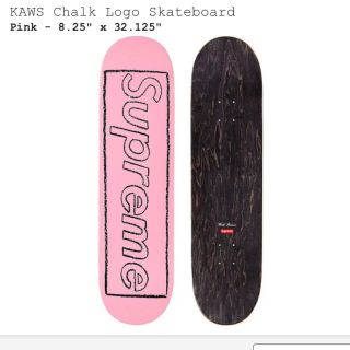 シュプリーム(Supreme)のsupreme kaws chalk logo skateboard (スケートボード)