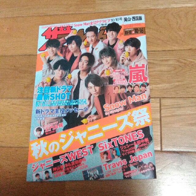 角川書店(カドカワショテン)の（抜けページあり）ザテレビジョン　10/16号 エンタメ/ホビーのエンタメ その他(その他)の商品写真