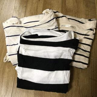 フェリシモ(FELISSIMO)の【れい様専用】フェリシモ ボーダーカットソー3点セット(カットソー(長袖/七分))