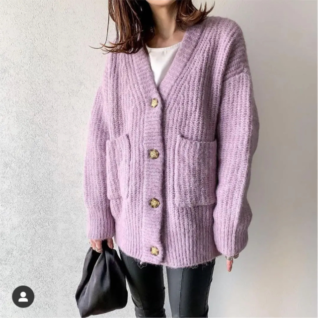 ZARA(ザラ)のZARA パッチポケットニットカーディガン　S レディースのトップス(カーディガン)の商品写真