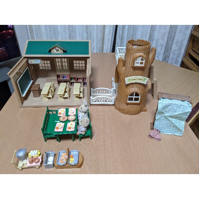 格安 シルバニアファミリー森の学校 給食セットおもちゃ/ぬいぐるみ