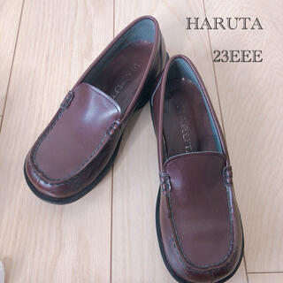 ハルタ(HARUTA)のハルタ ローファー 茶色  23(ローファー/革靴)