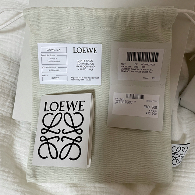 LOEWE(ロエベ)のLOEWE コンパクトジップウォレット レディースのファッション小物(財布)の商品写真