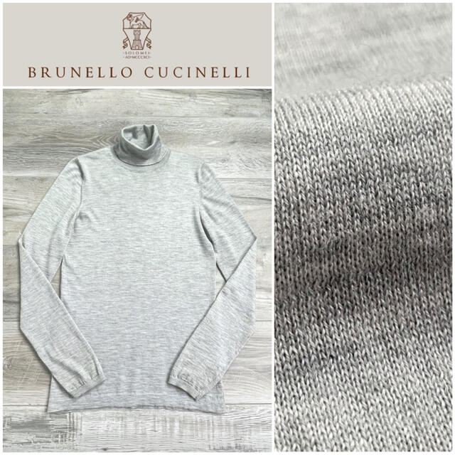 印象のデザイン BRUNELLO CUCINELLI - ブルネロクチネリ　カシミヤシルクニット ニット/セーター
