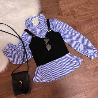 マウジー(moussy)のimport♥︎ ビスチェ＆シャツSET☀︎ 新品未使用(シャツ/ブラウス(長袖/七分))