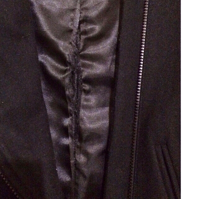 ROSE BUD(ローズバッド)のローズバッド ブラックコート レディースのジャケット/アウター(ロングコート)の商品写真