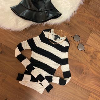 フォーエバートゥエンティーワン(FOREVER 21)のF21♥︎ボーダーリブニット☀︎(カットソー(長袖/七分))