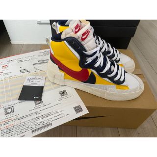 ナイキ(NIKE)のサカイ ナイキ ブレザー ハイ Sacai × Nike Blazer (スニーカー)