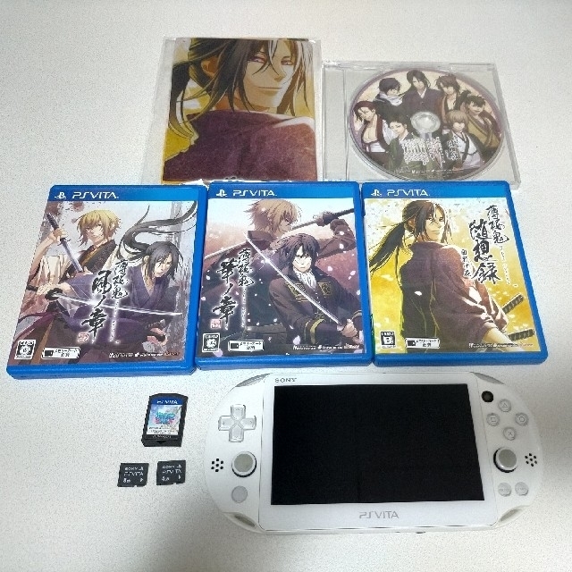 素敵な PlayStation Vita - PSvita本体&メモリカード＋薄桜鬼set 携帯用ゲーム機本体