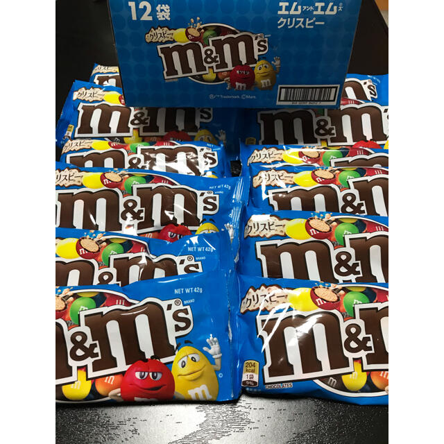 エム　アンド　エムｽﾞ クリスピー　12パック 食品/飲料/酒の食品(菓子/デザート)の商品写真