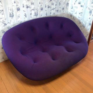 リーンロゼ(ligne roset)の極美品 リーンロゼ プルム ソファ 2人掛け(三人掛けソファ)