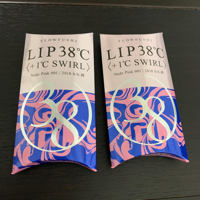 FLOWFUSHI(フローフシ)のフローフシ LIP38℃リップスワール+1℃ 2本セット コスメ/美容のベースメイク/化粧品(リップグロス)の商品写真