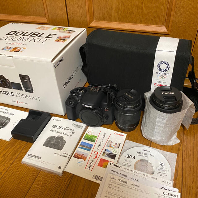 注目ブランド 【保護フィルター付き】Canon EOS 用 kiss X8i ダブル ...