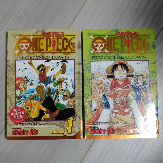 ワンピース　ONE PIECE 英語版　１、２巻　2冊セット　 エンタメ/ホビーの漫画(少年漫画)の商品写真