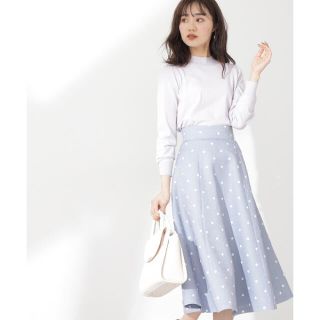 プロポーションボディドレッシング(PROPORTION BODY DRESSING)のPROPORTION BODY DRESSING ドットフレアスカート(ひざ丈ワンピース)