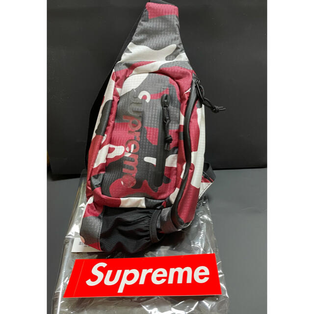 Supreme Sling Bag Red Camo