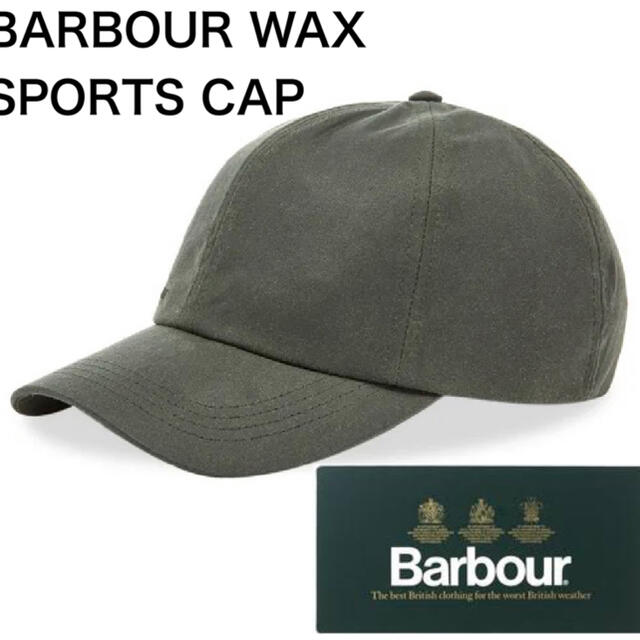 新品★BARBOUR バブアー ワックス スポーツ キャップ SAGE CAP