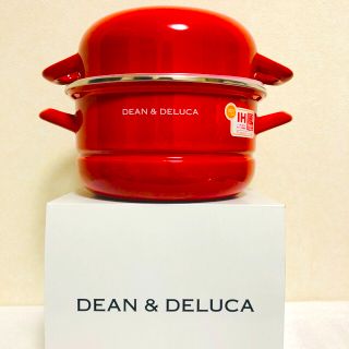 ディーンアンドデルーカ(DEAN & DELUCA)の限定色！DEAN＆DELUCA キャセロール　レッド 赤（18cm）(鍋/フライパン)